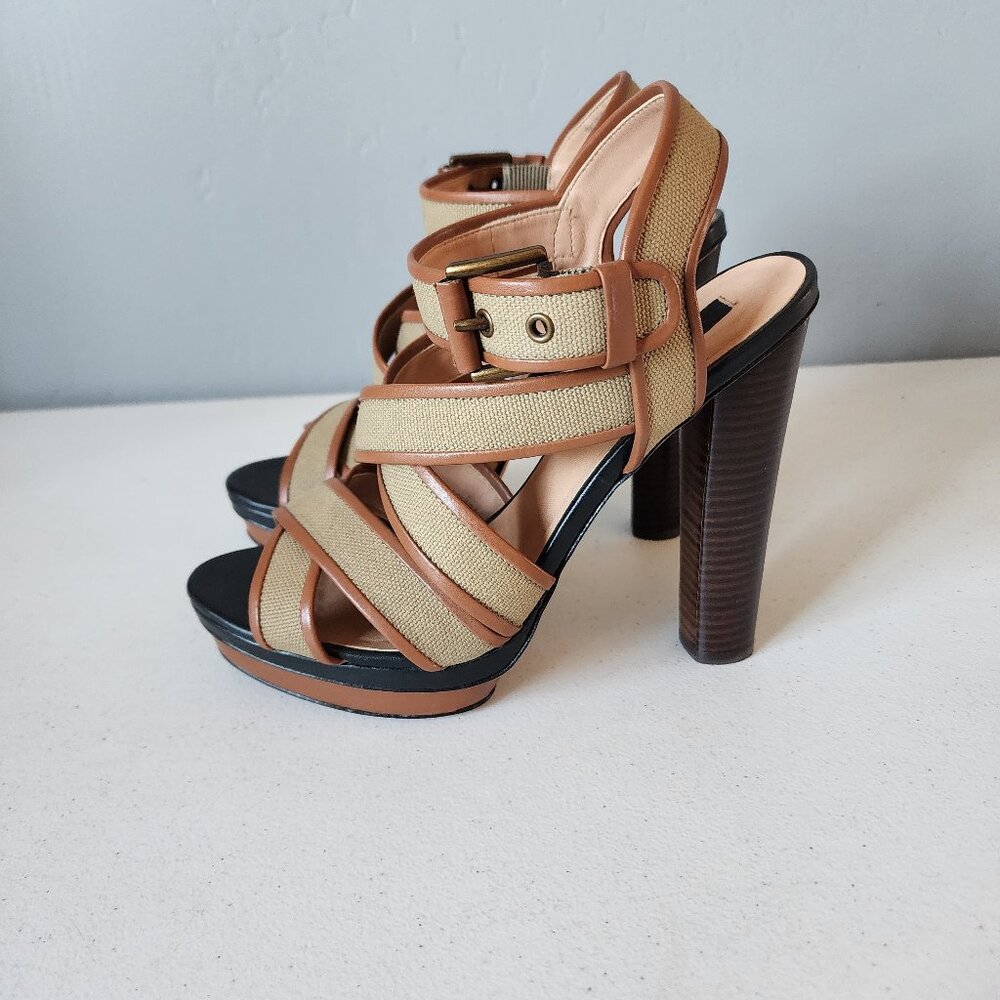 Ann Taylor Platform Sandals "Euc" - image 5